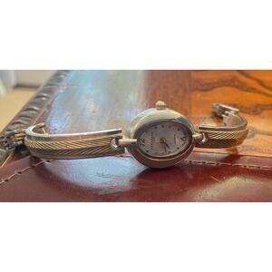 Women's Two Tone LA Express Watch, Bracelet Band
